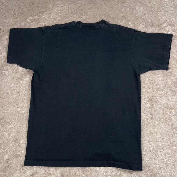 Black Vintage Secrets Batman T-shirt Single Stitch Size L One Size Comic Cartoon - Picture 3 of 4